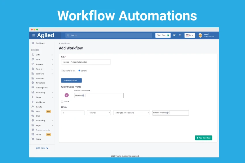 Agiled Review & Lifetime Deal - Workflow Automation