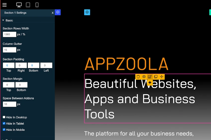 Appzoola Review - Drag and drop Appzoola’s simple modules into complex designs for artful website and app creation. 