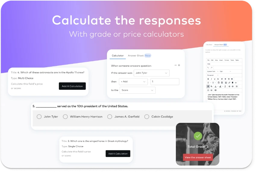 Formaloo Review & Lifetime Deal - Calculate the Response