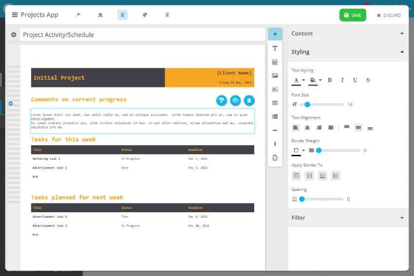 Fusioo Review and Lifetime Deal - printable PDF reports