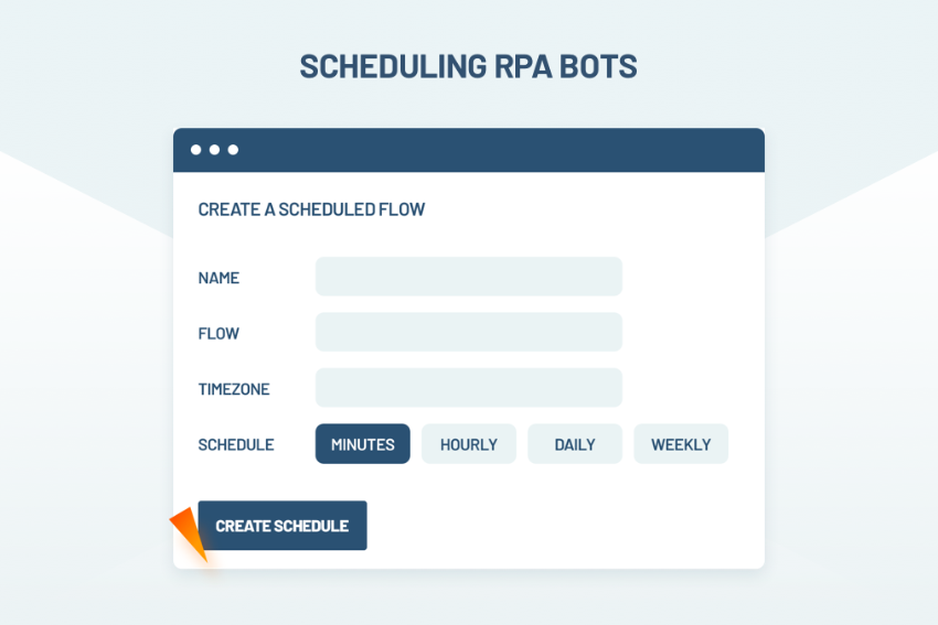 Robomotion RPA Scheduling Bots