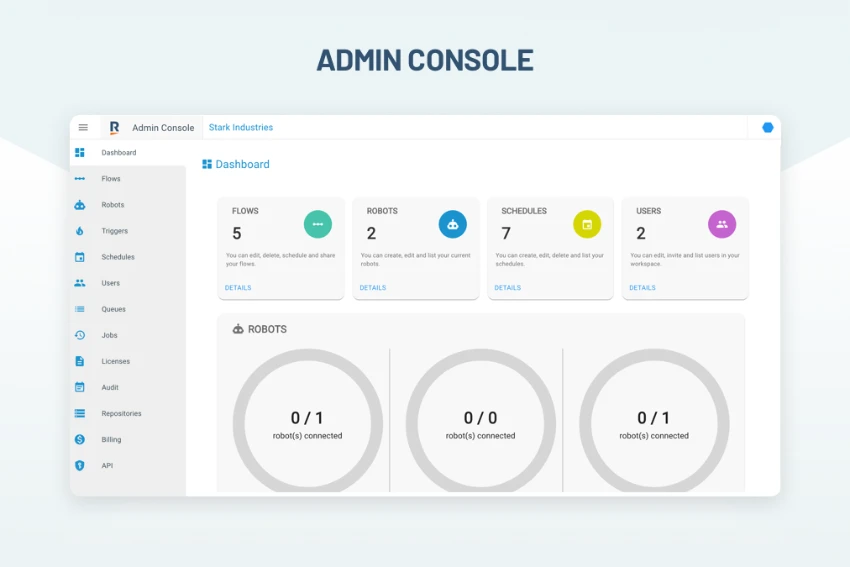 Robomotion Review and Admin Console