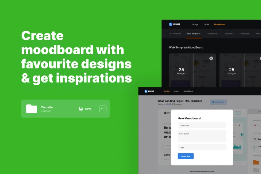 UIHUT Review & Lifetime Deal - Create moodboards