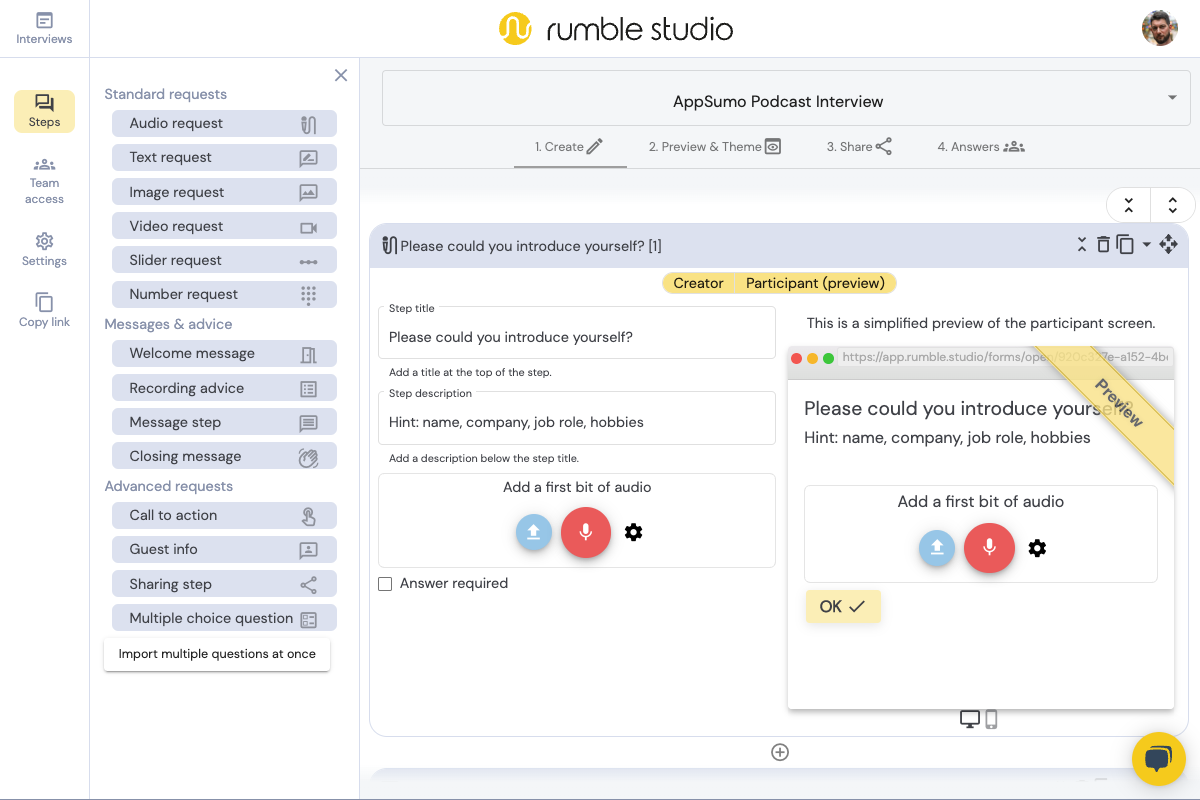 Rumble Studio review